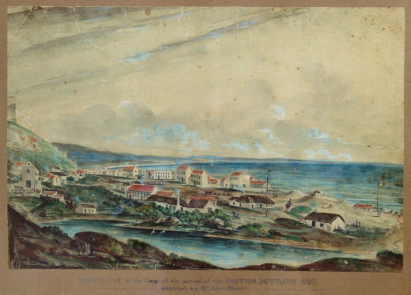 Thomas Slater painting of Port Elizabeth