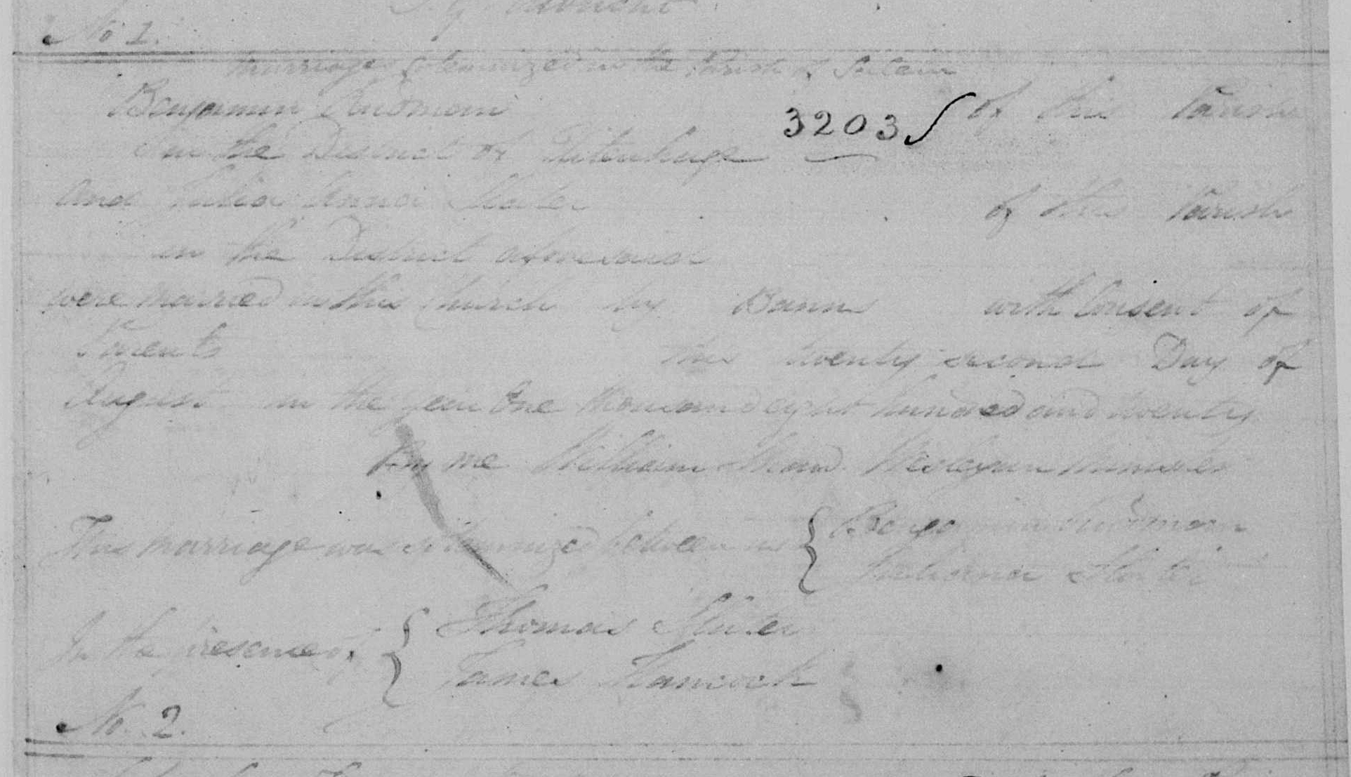 Marriage of Benjamin Rudman
