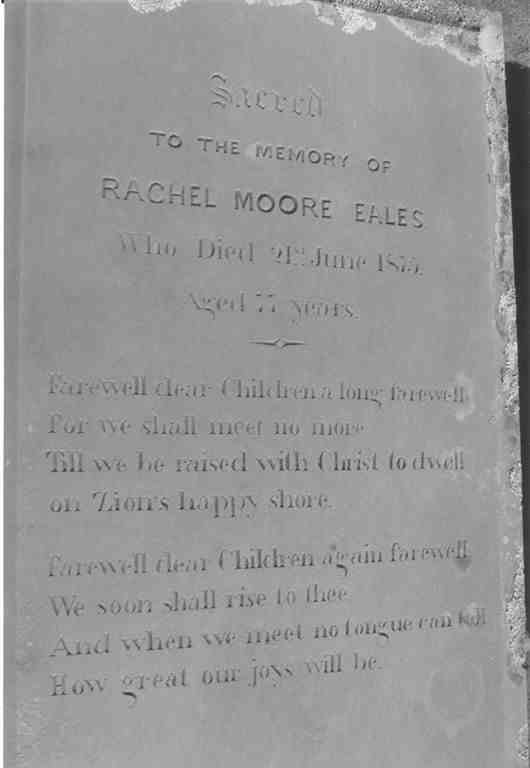 Rachel Moore (now Eales)