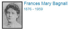 Frances Mary Bagnall (now Peyton)
