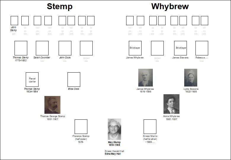 May Stemp family tree
