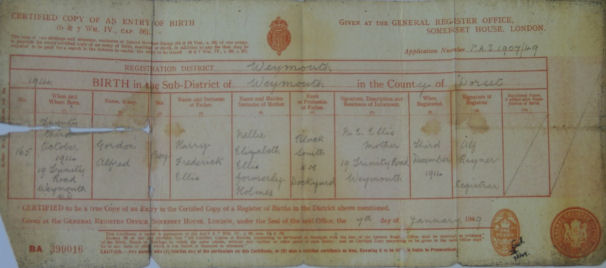 Gordon Mangion (born Ellis)