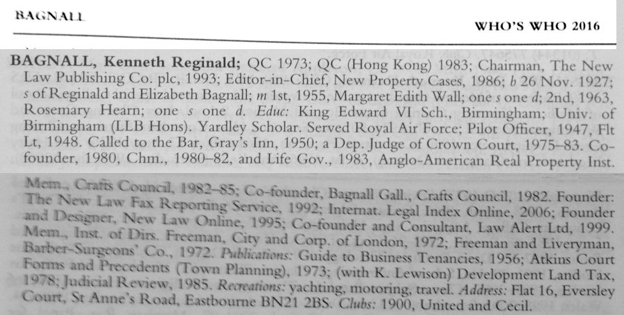Kenneth Bagnall