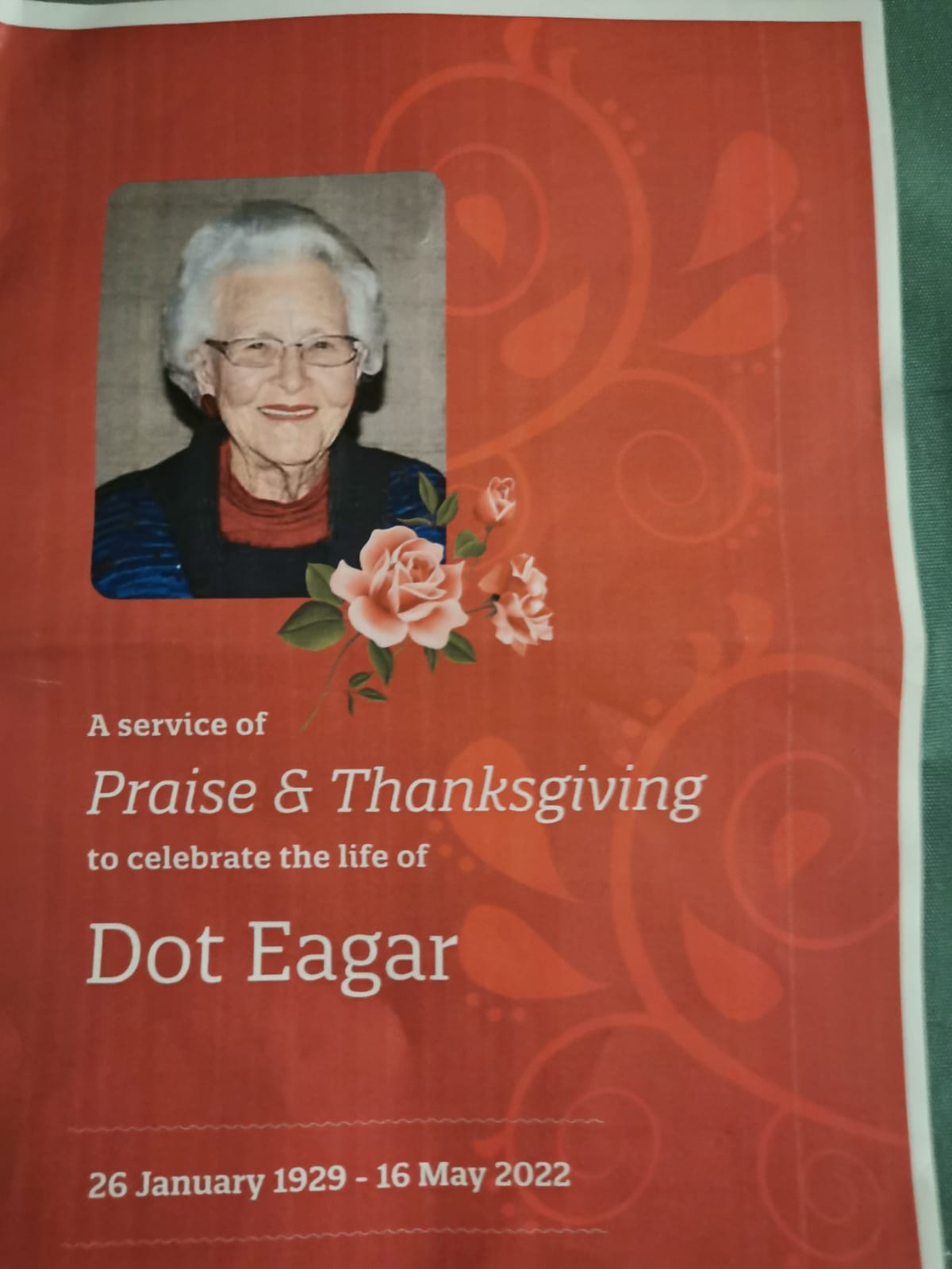Dot Eagar (nee de Klerk)