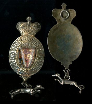 King's Messenger Badge, King George III