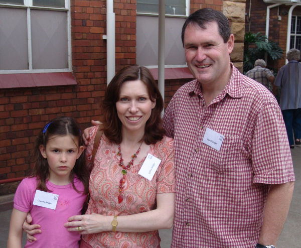 Russell, Gillian, and Courtney Bridger