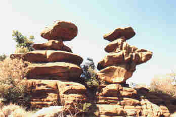 Twins - rock formation