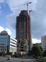 Construction of Michelangelo Towers, Sandton