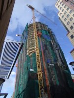 Construction of Michelangelo Towers, Sandton