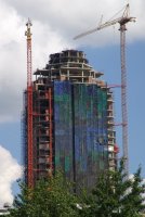 Construction of Michelangelo Towers, Sandton