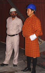 Bhutan mixed traditional dress
