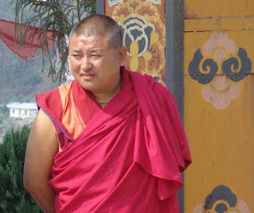 Bhutan monk