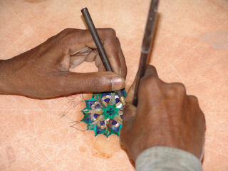 Inlaid marble work, Agra