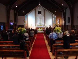 Marie Benson's funeral