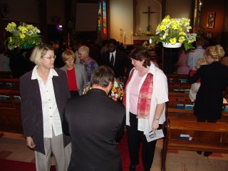 Marie Benson's funeral